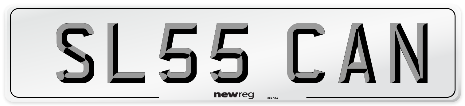 SL55 CAN Number Plate from New Reg